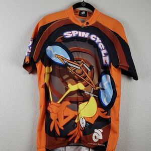 Mens's Cycling Kellogg's Coca Puffs Champion System 3/4 Zip Sz L